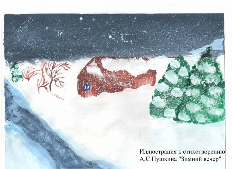 Иллюстрация к стихотворению пушкина зимнее утро