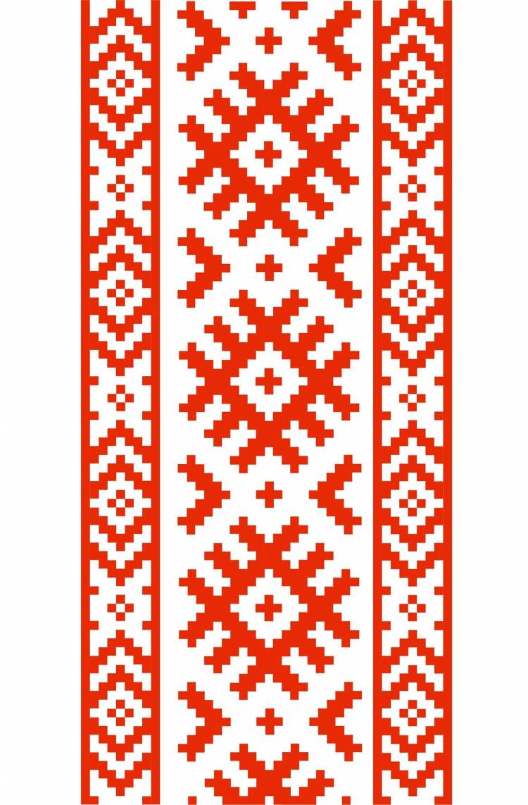 Орнамент белорусский в полосе