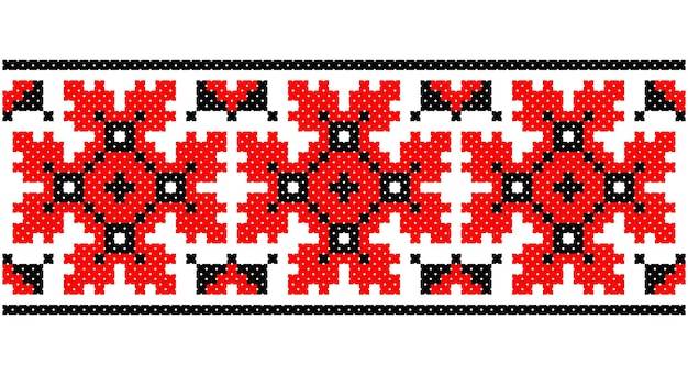 Украинский этнический орнамент бесшовный узор векторная иллюстрация словенский традиционный узор орнамент белорусский узор