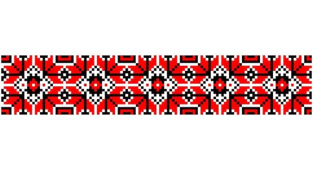 Украинский этнический орнамент бесшовный узор векторная иллюстрация словенский традиционный узор орнамента белорусский узор