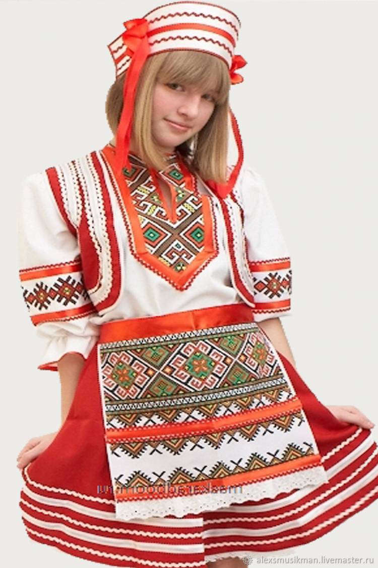 Белорусский национальный костюм женский в интернет