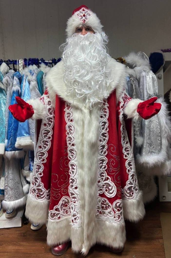 традиционный костюм Деда Мороза в Москве с доставкой