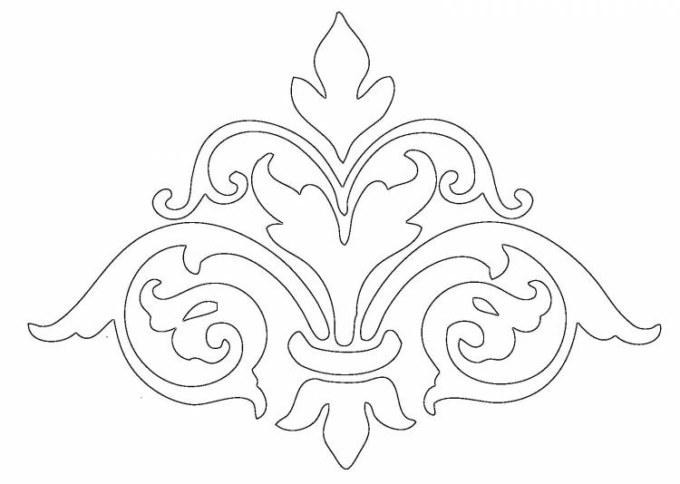 Татарский орнамент шаблоны трафареты