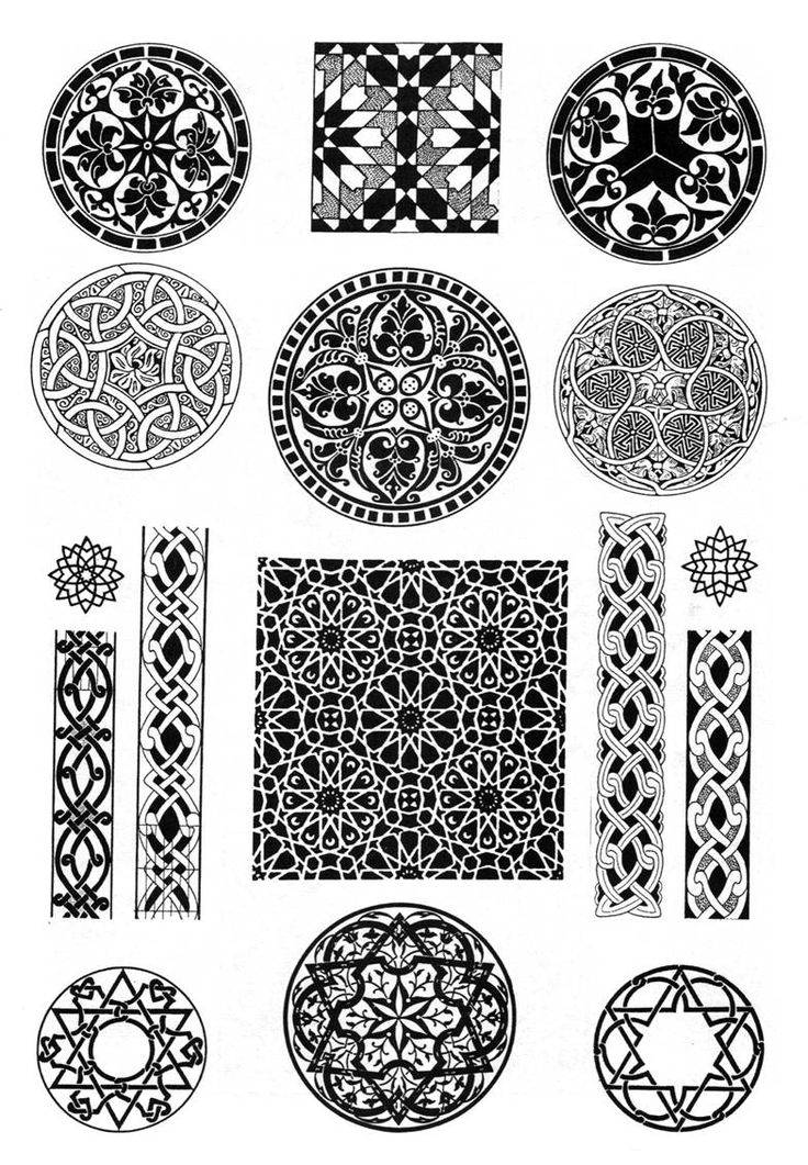 Арабские узоры и орнаменты