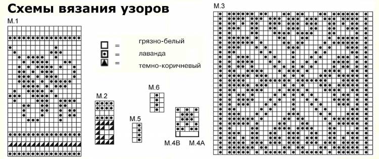 Носки с жаккардовым узором