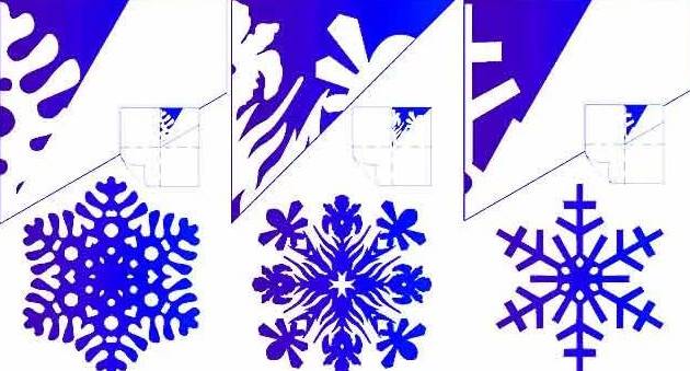 Схемы самых креативных снежинок из бумаги к Новому году!