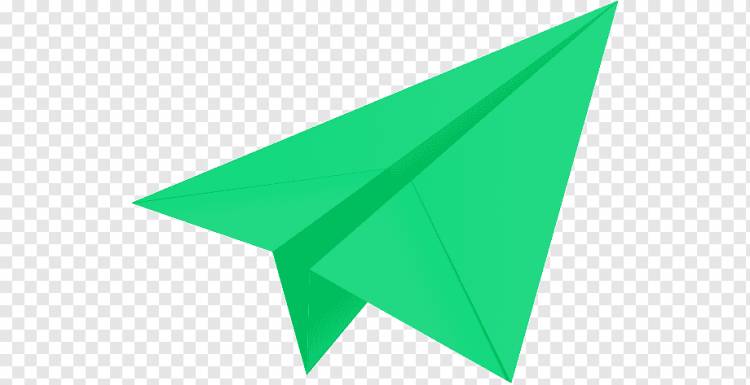 Бумажный самолетик Самолет, Green Paper с, угол, прямоугольник, треугольник png