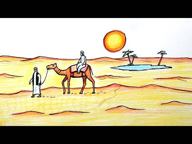 How to draw a Desert