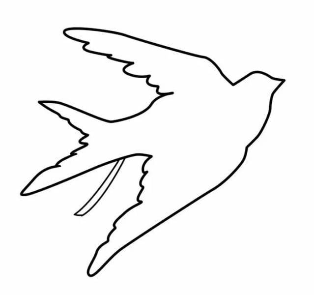 шаблоны птиц для распечатки и вырезания из бумаги