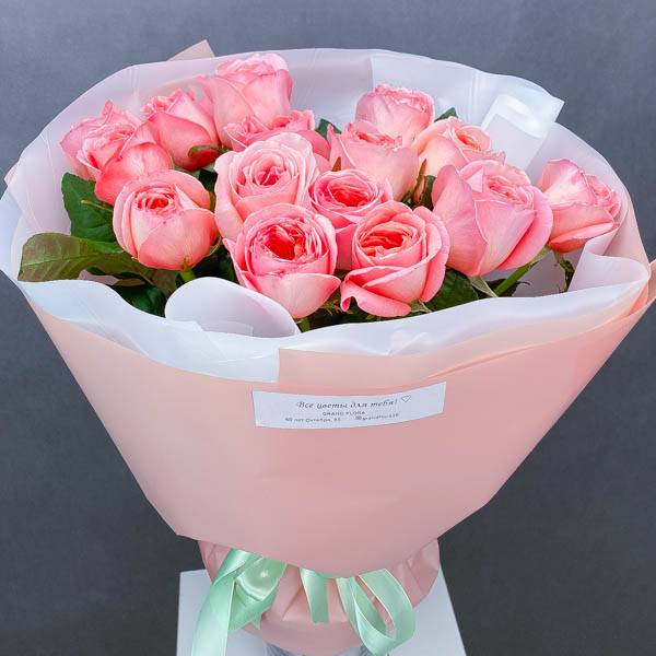 букет цветов Букет розовых роз 