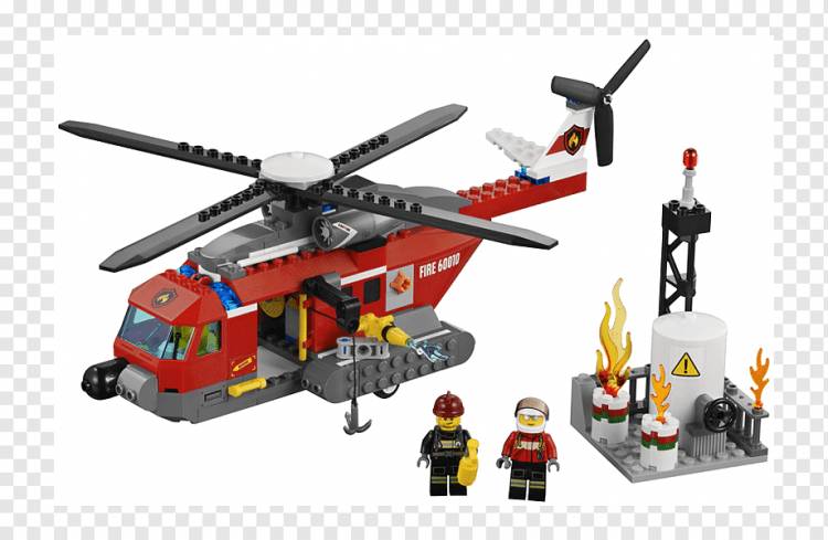 Вертолет Lego City Bricklink Игрушка, вертолет, пожарный, вертолет, транспортное средство png