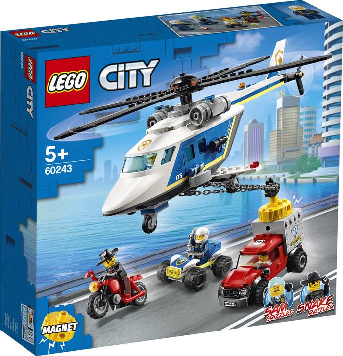 Погоня на полицейском вертолёте Lego City в Минске по доступным ценам