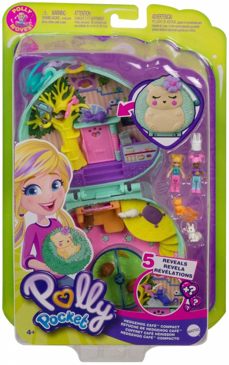 Игровой набор Polly Pocket Кафе Ежик ,с