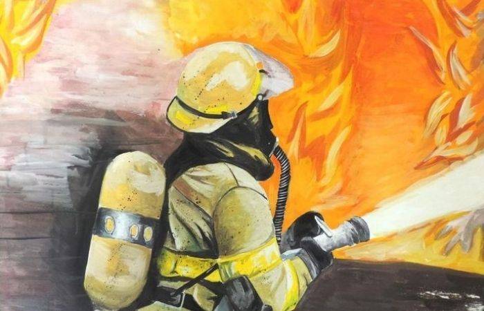 Рисунки по пожарной безопасности в детском саду