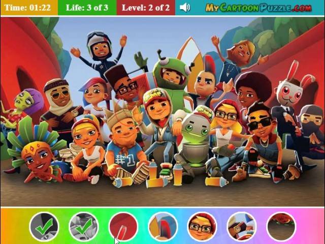 Subway Surfers Find Objects (Subway Surfers