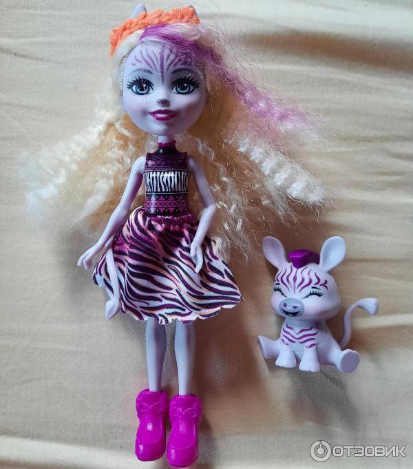 Отзыв о Кукла Enchantimals Zelena Zebra and Hoofette