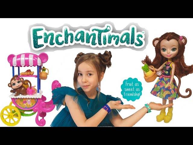 Кукла Enchantimals Обезьянка Мерит Обзор Энчантималс Игровой набор для Девочек