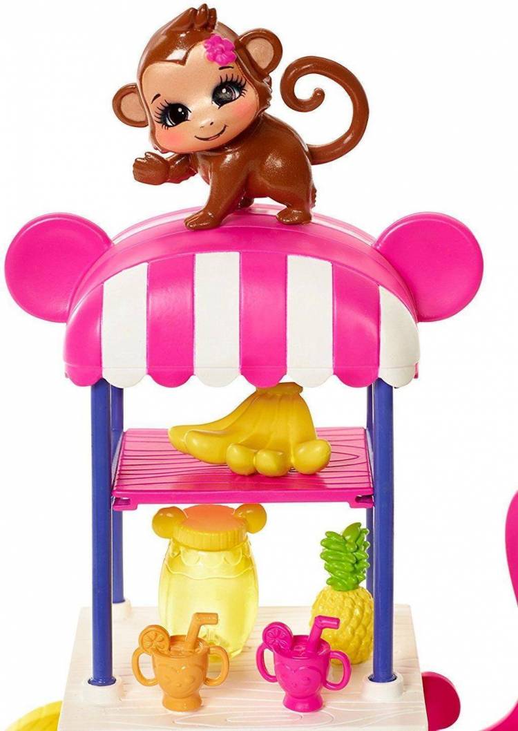 Игровой набор Enchantimals Мэрит и ее обезьянка Фруктовая корзинка (FJH