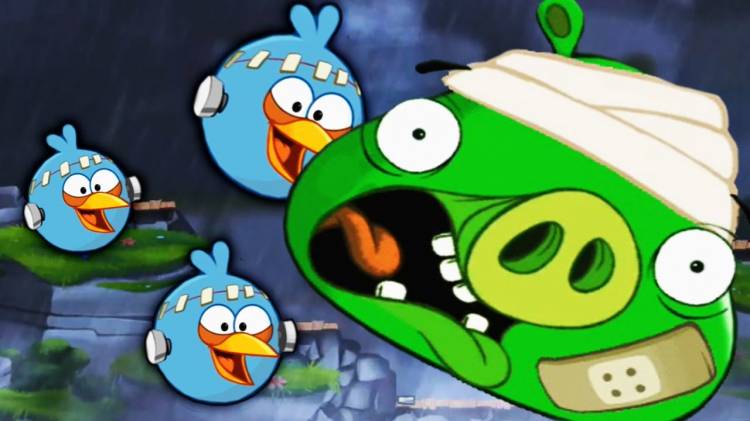 ЗЛЫЕ ПТИЧКИ в погоне ЗА КОРОЛЁМ СВИНЕЙ Весёлая игра про ЗЛЫХ ПТИЦ Angry Birds
