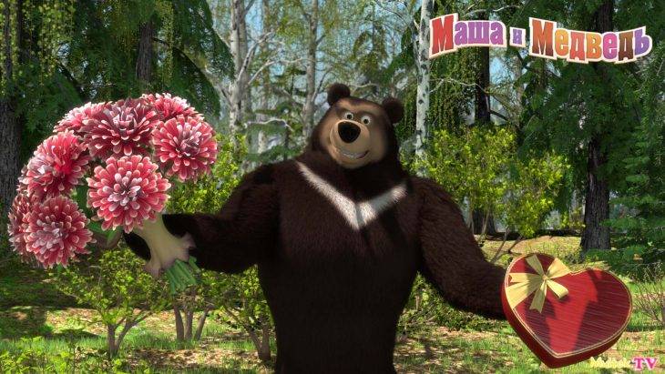 Гималайский Медведь из мультсериала «Маша и медведь» 