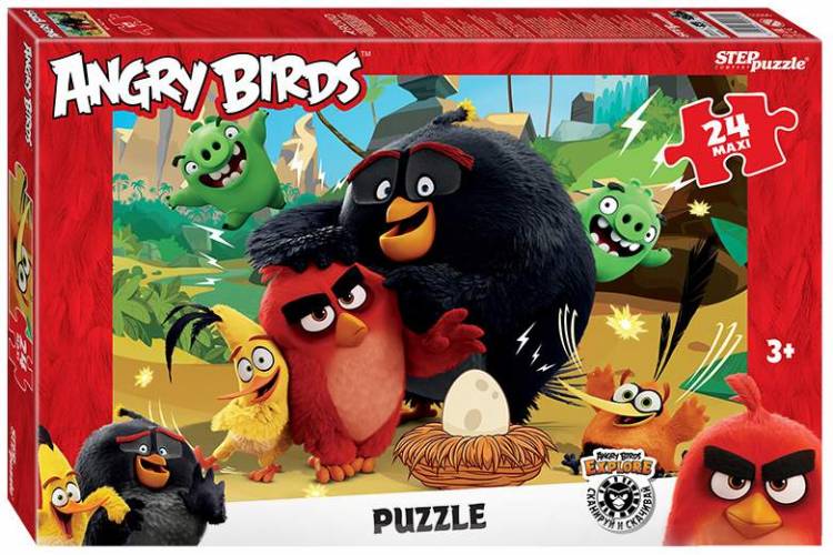 пазл Step Puzzle angry birds