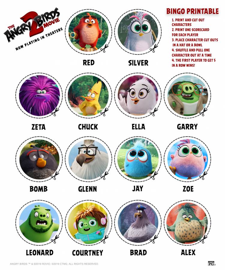Check out the rest of the Pinterest board for the full bingo printable! The AngryBirdsMovie