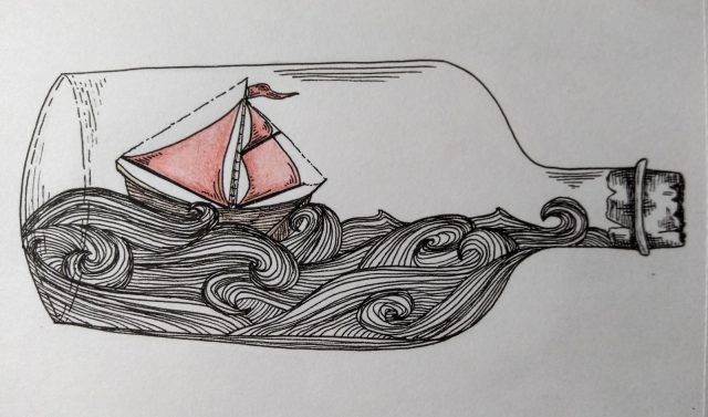Рисунки для срисовки корабли 