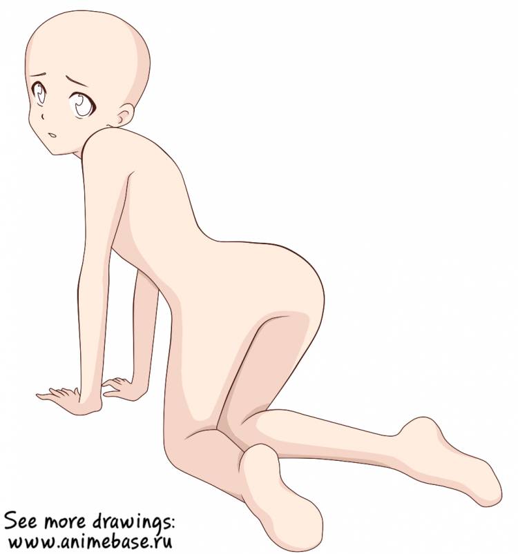Аниме манекен Anime pose, base, reference for drawing, для рисования манга, manga