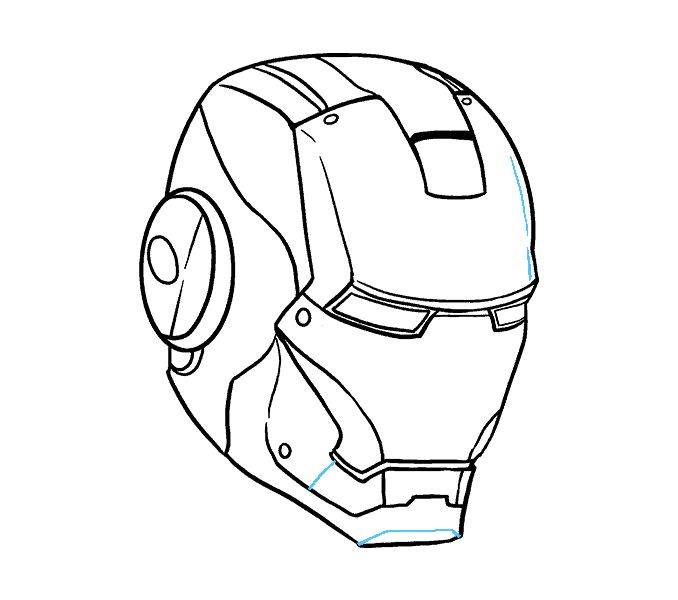 How to Draw Iron Man in a Few Easy Steps