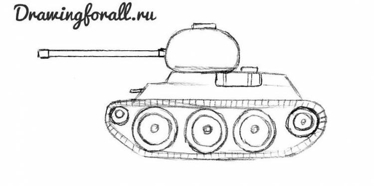 Создать мем рисунок танка для срисовки, детский рисунок танка карандашом, танк для срисовки