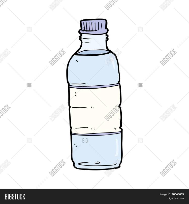 Бутылка воды рисунок