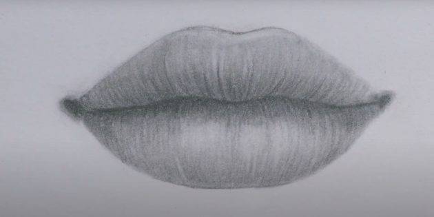 Как нарисовать губы