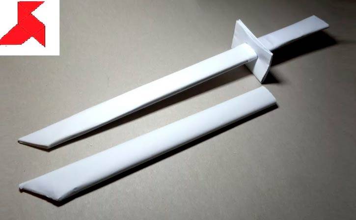 Как сделать нож танто из бумаги