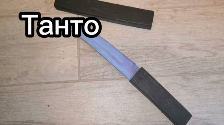 Как покрасить нож танто standoff