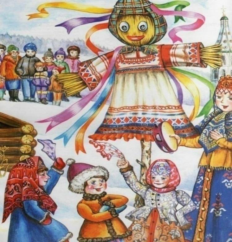 Праздник русского народа рисунок