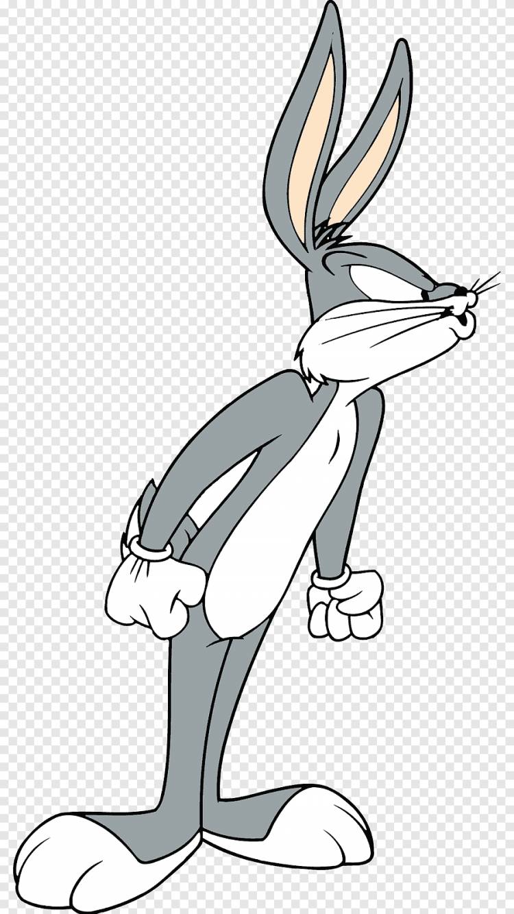 Bugs Bunny Looney Tunes Пепе Ле Пью, кролик, белый, млекопитающее png