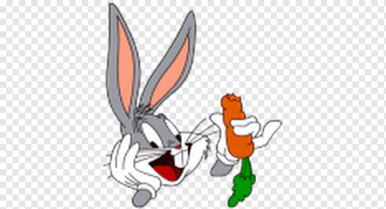 Bugs Bunny Carrot Looney Tunes Кролик, морковь, телевидение, позвоночные, кролик png