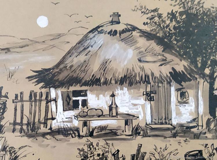 Рисунок В хуторе