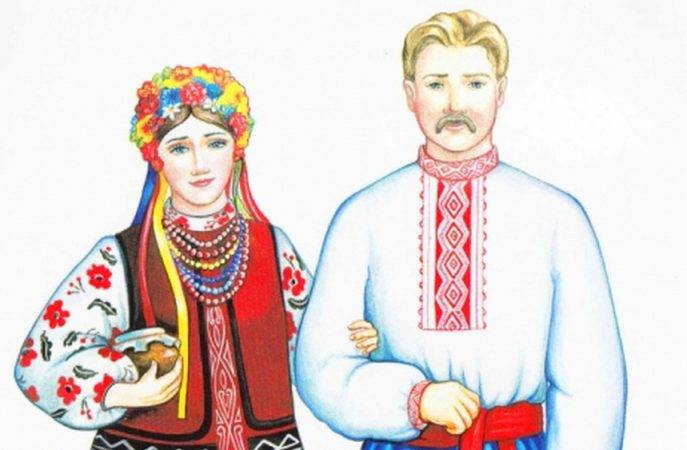 Национальные костюмы населения Оренбургской области (русские и украинцы)