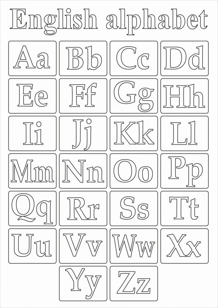 Печать карточек английского алфавита в Москве
