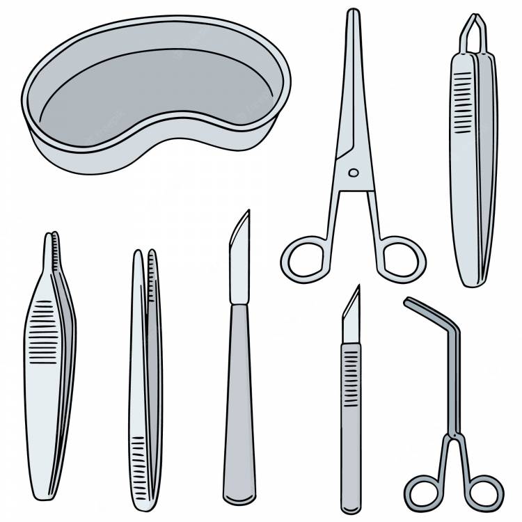 Хирургические инструменты рисунок