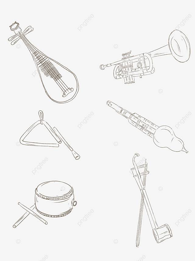 Картинки музыкальных инструментов PNG , музыкальный инструмент векторный материал, скачать шаблон музыкального инструмента, Музыкальный инструмент PNG картинки и пнг PSD рисунок для бесплатной загрузки