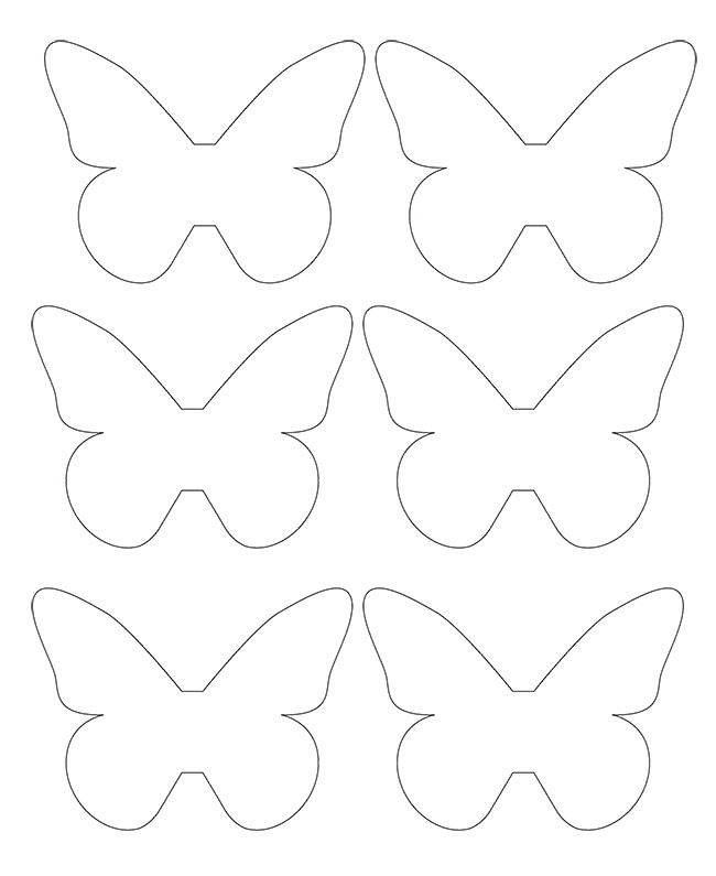 Бабочки на стену (трафареты и шаблоны)