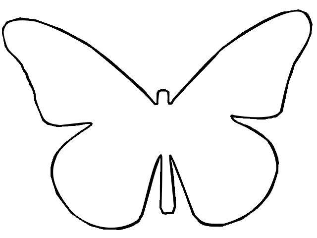 бабочки вырезать из бумаги Раскраски распечатать бесплатно