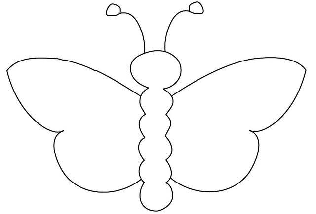 бабочки вырезать из бумаги Раскраски распечатать бесплатно