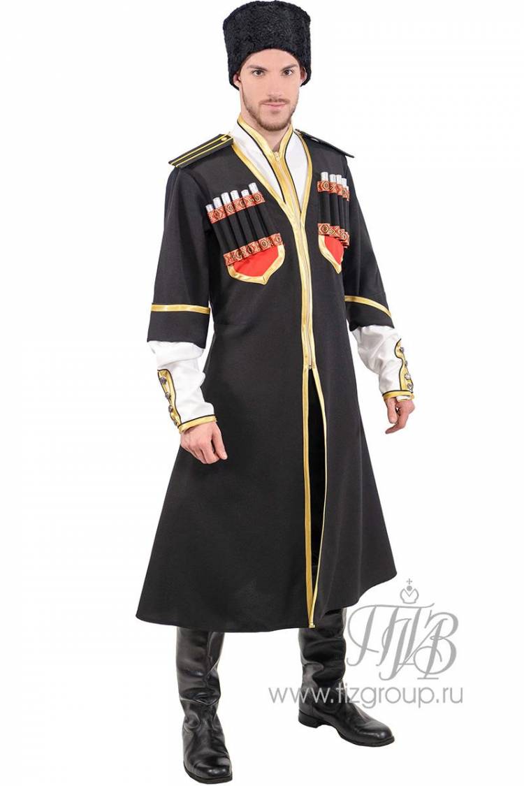 Кавказский национальный костюм мужской, черкеска
