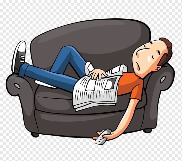 человек лежал на диване арт, человек лежал спит, телевидение, угол, мебель png