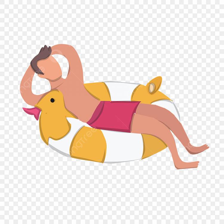 лежащий в плавательном круге человек PNG , красные штаны, утенок плавать кольцо, мужчина PNG картинки и пнг PSD рисунок для бесплатной загрузки
