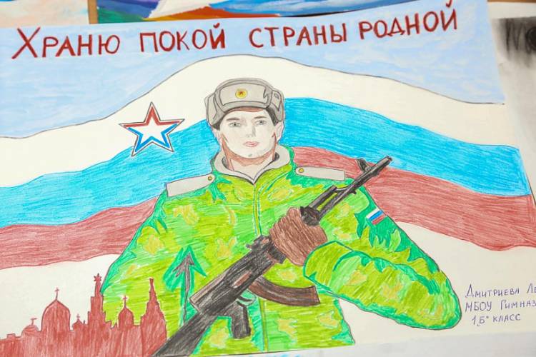 Больше двух тысяч рисунков прислали дети Барнаула на патриотический конкурс БАРНАУЛ