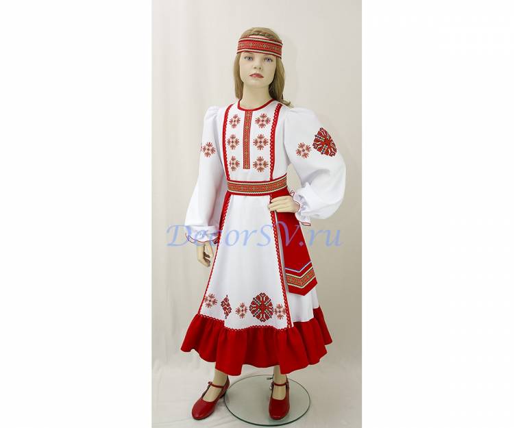 Чувашский детский национальный костюм